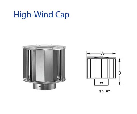 DuraVent 12 B-Vent High Wind Cap - 12BVVT-1