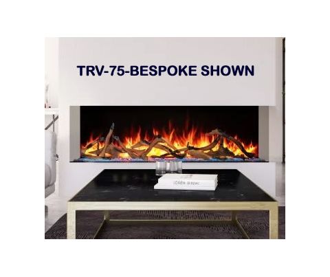 Amantii Tru View Bespoke 55 Indoor / Outdoor Electric Fireplace - TRV-55-BESPOKE