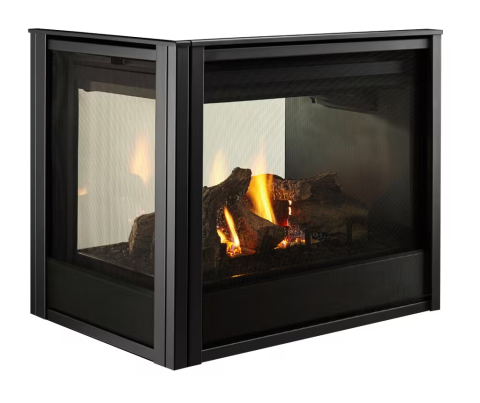 Majestic Pier Three-Sided Fireplace