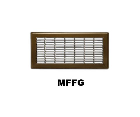 Metal-Fab Floor Grille 4x10 Brown - MFFG410