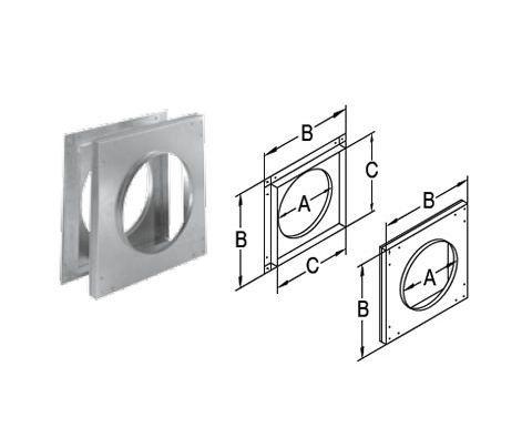 M&G DuraVent DirectVent Pro 5x8 Wall Firestop - 58DVA-WFS // 58DVA-WFS