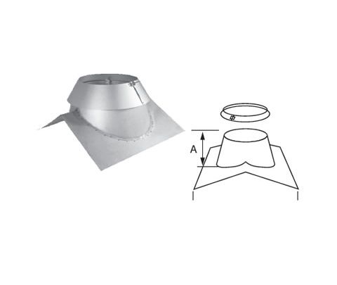 DuraVent 6 DuraTech Premium Peak Roof Flashing 8/12-12/12  - 6DTP-FP12