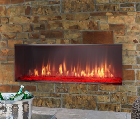 Majestic Lanai 48 See-Through Outdoor Gas Fireplace - ODLANAIGST-48