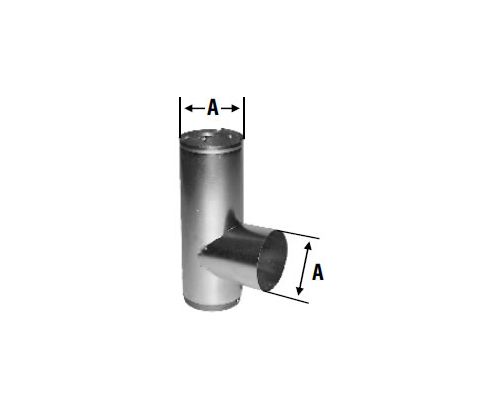 Selkirk 4 Model HT Base Tee 1-Open (Galv) - HT4GCT