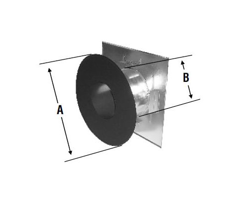 Selkirk 4 Model HT Wall Radiation Shield - HT4WRS