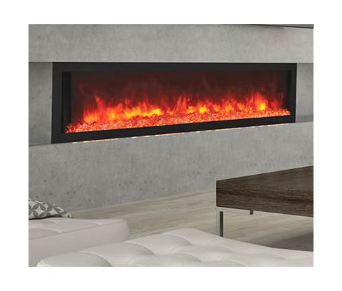 Remii 65 Deep Indoor or Outdoor Electric Built-In Fireplace - 102765-DE