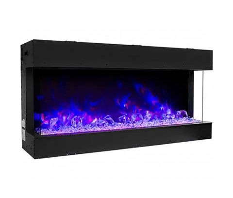 Amantii 30 Unit - 10 5/8 In Depth 3 Sided Glass Fireplace - 30-TRV-slim