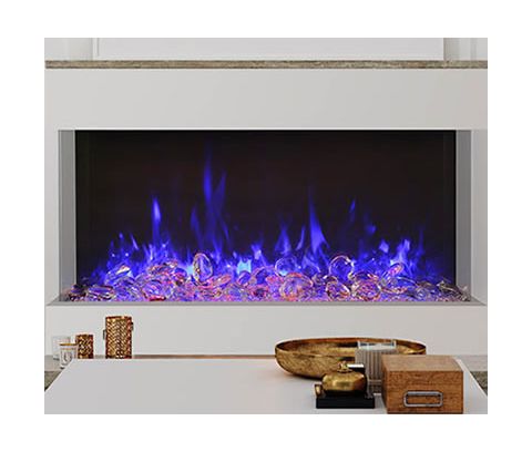 Amantii 50 Unit - 14 1/4 In Depth 3 Sided Glass Fireplace - 50-TRV-XT-XL