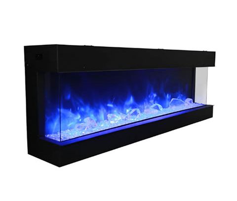 Amantii 70 3 Sided Glass Electric Fireplace Built-In Only - 72-TRU-VIEW-XL