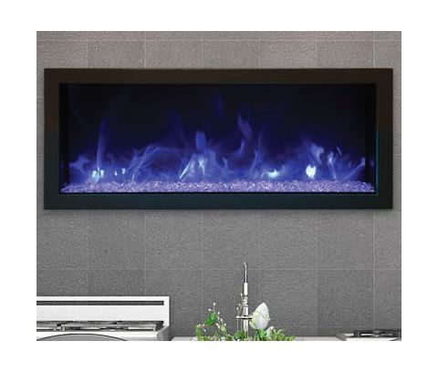 Amantii 40 Extra Slim Indoor Or Outdoor Electric Built-In Only Electric Fireplace - BI-40-XTRASLIM