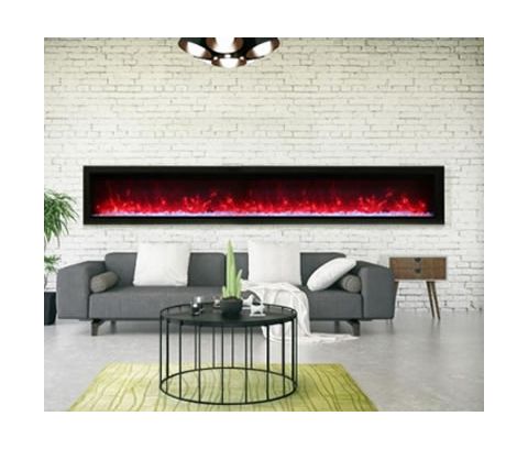 Remii 100 Basic Clean-Face Electric Built-In Fireplace - WM-100-B