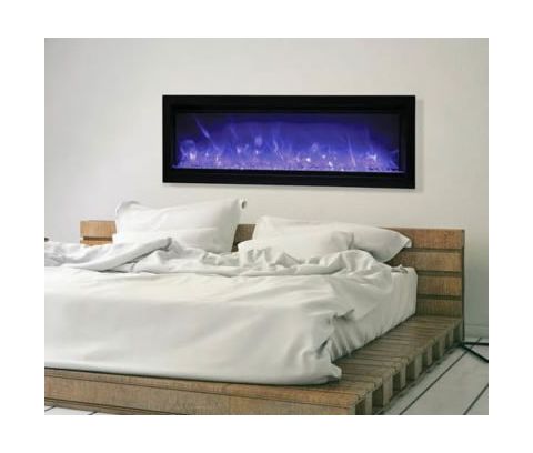 Remii 50 Basic Clean-Face Electric Built-In Fireplace - WM-50-B