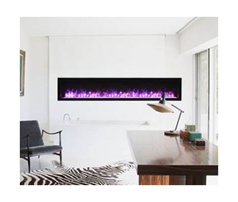 Remii 88 Basic Clean-Face Electric Built-In Fireplace - WM-88-B