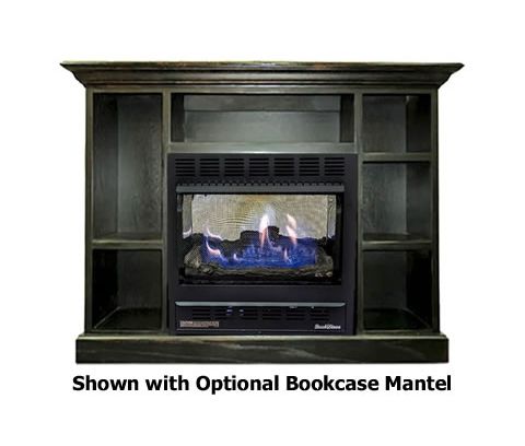 Buck Stove Model 1127 Bookcase Mantel