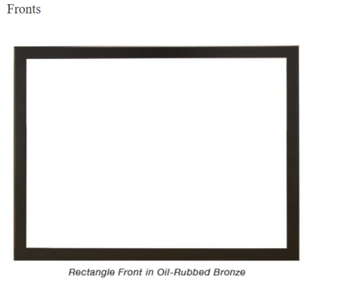 White Mountain Hearth Tahoe Peninsula and See-Through Premium 36 Clean-Face Fireplace - Fronts