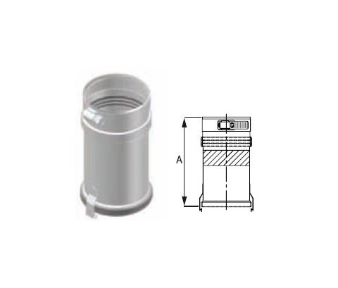 M&G DuraVent 3'' FasNSeal Dunkirk XEB Series & Pennco FSB Series Appliance Adapter - FSAMETEK3 // FSAMETEK3