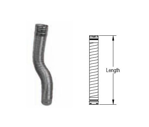M&G DuraVent 4'' Round Gas Vent 60'' Flex Pipe - 4GV60F // 4GV60F