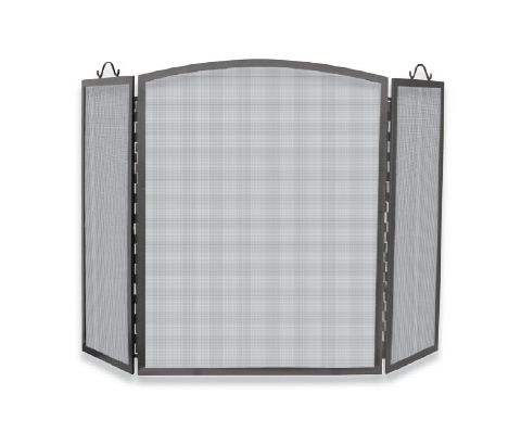 Uniflame 3 Panel Olde World Iron Arch Top Screen, Medium - S-1166