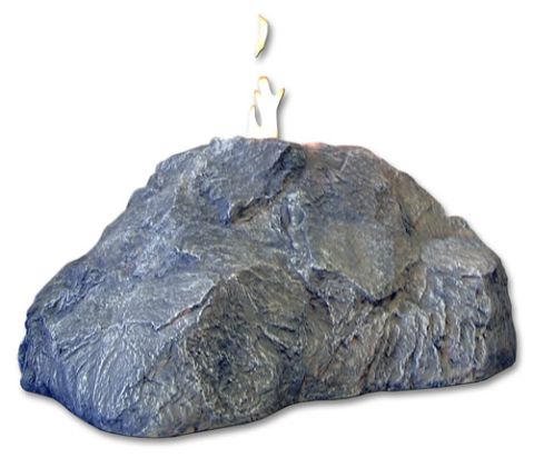 Sunjel Burning Boulder Graystone - Boulder-Gray