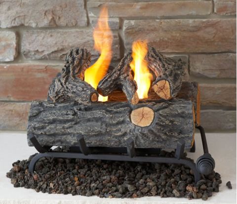 Real Flame Gel Fuel 18" Oak Conversion Logset - 2610