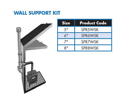 Selkirk 5" SuperPro Wall Support Kit - SPR5WSK