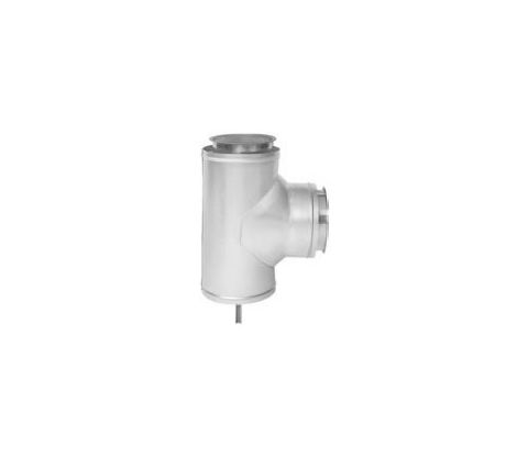 Metal-Fab Corr/Guard 24" D Conical Tee With Drain - 24FCGCTD-C40