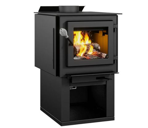 Drolet Deco Nano N Small Wood Stove Angle - DB03216