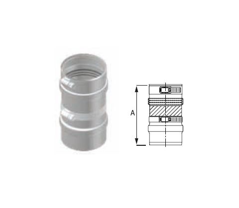 M&G DuraVent 5'' Heatfab to FasNSeal Appliance Adapter - FSA-HFA5 // FSA-HFA5