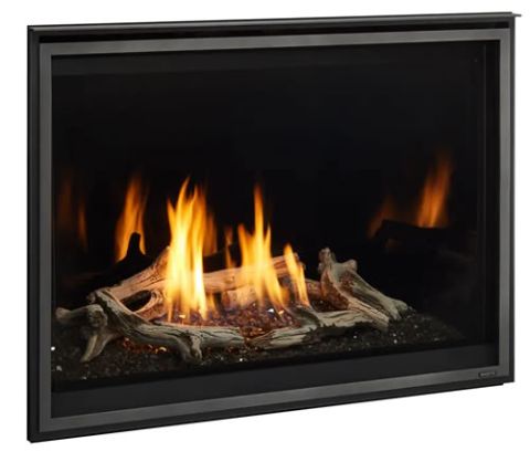 Majestic Meridian 36 Modern Top Direct Vent Gas Fireplace With Intellifire Touch Ignition - MER36MN