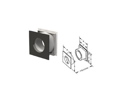 DuraVent 6'' DuraTech Insulated Wall Thimble - 6DT-IWT
