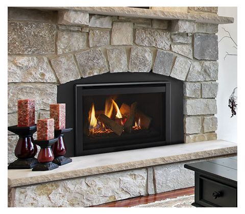 Majestic Ruby Small 25 Direct Vent Gas Insert With Intellifire Touch Ignition System - SKU: RUBY25IN / RUBY25IL