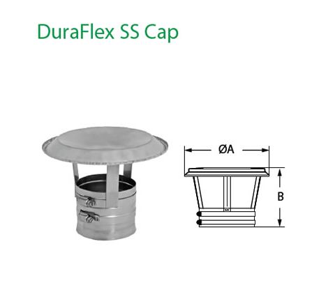 DuraVent 12 DuraFlex SS Rain Cap - 12DFS-RCSC