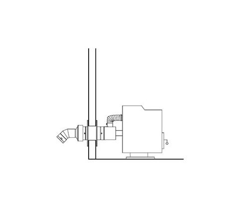 Selkirk 4x6 Direct-Temp Straight Out Horizontal Termination Kit - 4DT-UPPHKA