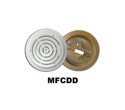 Metal-Fab Ceiling Diffuser Butterfly Damper 12 Inch Round - MFCDD12R