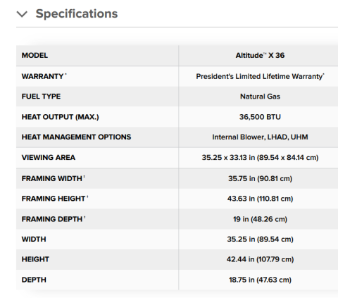 Altitude X specs 36