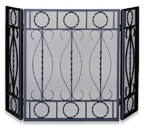Uniflame 3 Fold Heavy Weight Black Screen with Ring Design / Mesh