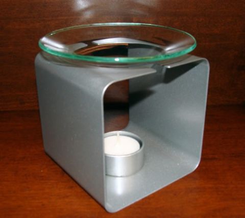 Sunjel Cubical Fragrance Diffuser - Silver Sheen - SilverCubical