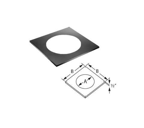 DuraVent 12" Trim Collar for Round Support Box - 12DT-TCR