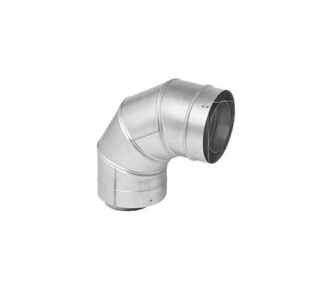 Metal-Fab Corr/Guard 4" D 90 Degree Elbow - DW - 4CG90L430SS