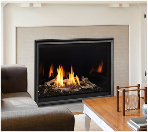 Majestic Meridian 42 Modern Top Direct Vent Gas Fireplace With Intellifire Touch Ignition - MER42MN