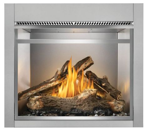 Napoleon Riverside Outdoor Gas Fireplace flame