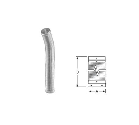 DuraVent 6" DuraLiner Round-To-Round Flex Pipe 60" - 6DLR-60F