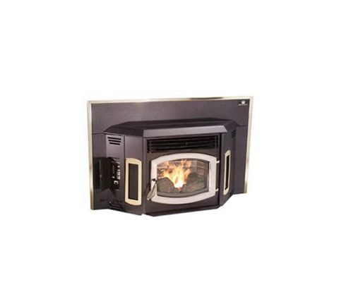 Breckwell P24I Blazer Deluxe Pellet Stove Insert Nickel Door SP24IDBN