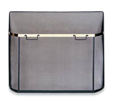 Uniflame Premium Sparkguard Black and Brass- S-6939
