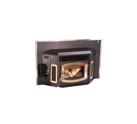 Breckwell P24I Blazer Deluxe Pellet Stove Insert / Gold Door - SP24ID