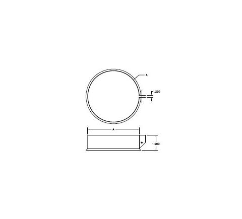 Selkirk 5'' RV Gas Vent Support Collar - 105402 - 5RV-GVSB