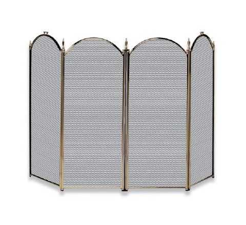 Uniflame 4 Fold Antique Brass Screen (S-4114) - S41010AB