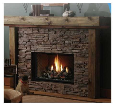 Kingsman Direct Vent Decorative Gas Fireplace -Millivolt- HBZDV3624LP