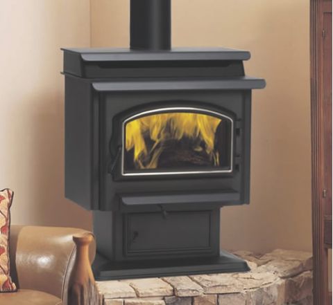 Lexington Forge Savannah SSW30STAPB Wood Burning Ped. Stove SSW30STAPB