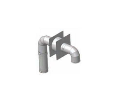 M&G DuraVent 3'' 90 Degree Bird Screen Wall Mount Kit - FSWMKEB3 // FSWMKEB3